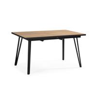 Calicosy - Mesa extensible de 140 a 180 cm con patas de metal - CLEO