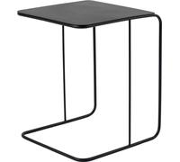 Calicosy - Mesita auxiliar con bandeja de metal H46 cm - OWEN