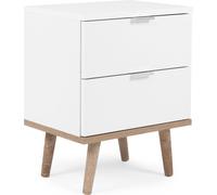 Calicosy - Mesita de noche con 2 cajones L40 cm - Copenhague