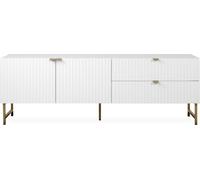 Calicosy - Mueble de TV 2 Puertas 2 Cajones L179 cm - GLASGOW