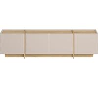 Calicosy - Mueble de TV 4 puertas decorado en cachemir y roble zafiro L180 cm - ONYX