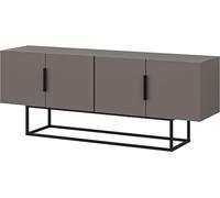 Calicosy - Mueble de TV 4 Puertas y Patas de Metal L140 cm - Titan