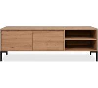Calicosy - Mueble de TV con 2 abatibles y 2 nichos de 150 cm - Plock