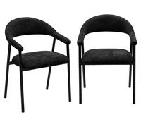 Calicosy - Pack de 2 sillas de tejido bouclé A56 cm - AREN