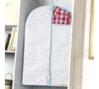 CALICOSY - Pack de 20 fundas para ropa, color blanco y azul - H90 cm