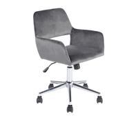 Calicosy - Silla de escritorio de terciopelo ajustable