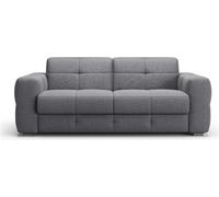 Calicosy - Sofá cama 3 plazas con apertura exprés en tela L207 cm - CAMERON