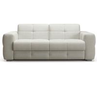 Calicosy - Sofá cama 3 plazas con apertura exprés en tela L207 cm - CAMERON