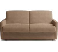 Calicosy - Sofá cama convertible de 3 plazas en terciopelo acanalado de 175 cm