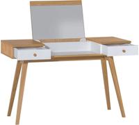 Calicosy - Tocador con espejo abatible y 2 cajones - L120 cm