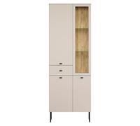 Calicosy - Vitrina de 3 puertas, 1 cajón y 1 hueco abierto A197 cm - VELA