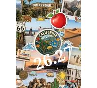 California Themed 26 27 Academic Planner: For Teacher A4 Page Per Day