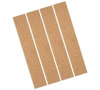 CALLARON 4 Piezas Tiras de Corcho Autoadhesivas para Tableros de Notas sin Marco, Listones de Corcho, Color Caqui, Fáciles de Instalar, Combinables para Formar un Tablón de Anuncios,