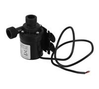 CALLARON Bomba de Agua Eléctrica, Bomba de Refuerzo de Agua con Manguera, Abs, Negro, Conexión 1/4, para Panel Solar y Fuente, para Riego Doméstico E Hidroponía