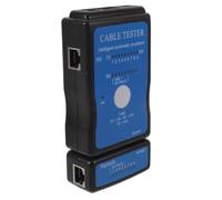 CALLARON Comprobador de Cable de Red Alta Precisión, Material de Aleación y Plástico, Diseño Fácil de Usar para Pruebas Rápidas y Fiables de Cables Ethernet