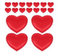 CALLARON Confeti de Corazones Rojos para Decoración de San Valentín y Mesa, 300 Piezas Reutilizables de Poliéster y Esponja, Diseño Romántico y Ligero para Ambiente Festivo