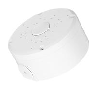 CALLARON Cubierta del Cable del Monitor de Seguridad Caja de Conexiones de Seguridad Redonda Plástico Reutilizable Blanco Instalación Fácil Uso Profesional y Exterior
