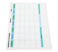 CALLARON Pegatina Adhesiva para Calendario de Pared Mensual de Pizarra Reutilizable Superficie de Borrado en Seco de Pvc para Planificación Multipropósito Hogar