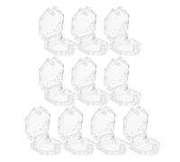 CALLARON Protector de Botón Transparente para Interruptores de Arranque, 10 Piezas, Plástico Resistente Ajuste Preciso para Fábrica y Escuela