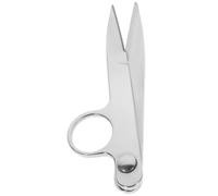CALLARON Tijeras de Costura de Acero Inoxidable Forma en V y Mango Cómodo, Cortadora de Hilo Práctica para Bordado y Punto de Cruz en Sastrería