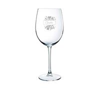 CALLE DEL REGALO Copas de vino personalizadas | Copas de vino de cristal de 58 LORES, 1 COPA)