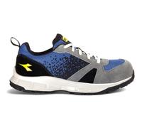 Utility Diadora | Lite Low S1PS FO SR HRO ESD - S1PS FO SR HRO ESD - Zapatos de Seguridad Ligeros para Hombre, Gris Castillo Azul Señal, 46 EU