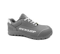CALZADO DE SEGURIDAD DUNLOP MATT GREY, S3- SRL, puntera en fibra de vidrio ligera, transpirable, anti magnética. puntera anti-golpes, plantilla anti-perforación, suela anti-deslizante, zapatilla de se