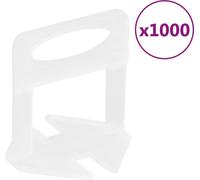 Calzos para nivelación de azulejos 1000 unidades 1 mm