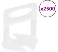 Calzos para nivelación de azulejos 2500 unidades 3 mm