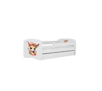 Cama 140 x 70 cm Kocot Kids com gaveta Babydreams Bambi White