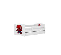 Cama 140 x 70 cm Kocot Kids com gaveta Babydreams Spiderman White