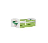 Cama 160 x 80 cm Kocot Kids BabyDreams Baby Dino Green
