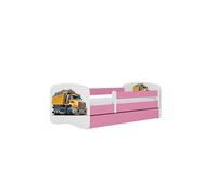 Cama 180 x 80 cm Kocot Kids BabyDreams Truck Pink