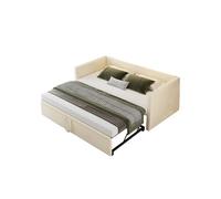 Cama 90x200/180x200cm, sofá cama con base de tracción, cama juvenil, cama de invitados, cama infantil