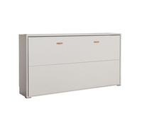 Cama abatible aglomerado blanco 90x190cm