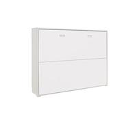 Cama abatible horizontal de matrimonio 135x190 color blanco