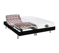 Cama articulada eléctrica con Memoria de Forma Lysis III de NATUREA - Negro - Motores OKIN - 2x90x200 cm