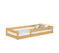 Cama baja de madera n02 pino natural