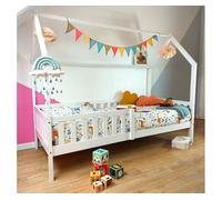 Cama cabaña infantil 190x90cm blanca marceau