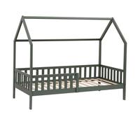 Cama cabaña infantil 190x90cm verde marceau