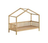 Cama casita infantil nature 97x211x170 beige