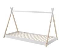 Cama casita infantil tipi 107x206x134 beige