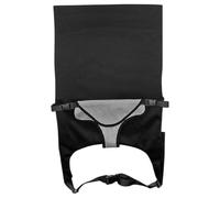Cama de avión para niños, cama de avión para bebé, extensor de asiento portátil para niños pequeños, viajes con bolsa de almacenamiento para bebés, niñas, niños, negro, 74 x 43 cm