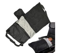 Cama de avión para niños - Hamaca con cojín plegable compacto, plataforma para dormir de viaje | Extensión de relajación de aviación para niños pequeños, ayuda para el descanso de seguridad du