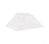 Cama de jardín plegable cubierta de malla escudo pájaro ligero transpirable ventilación luz solar blanco poliéster fibra de vidrio correa segura extraíble fácil de limpiar (88 * 40 * 36 cm)