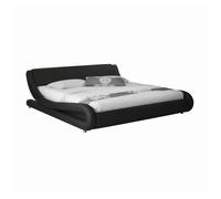 Cama de matrimonio dormitorio negro 218x164x66 alessia muebles bonitos