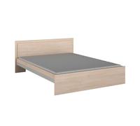 Miroytengo Cama de Matrimonio Modelo Baltic en Roble Brooklyn 135-140x190 cm