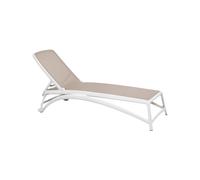 Cama de Playa Respaldo Reclinable Apilable Nardi Polipropileno Fibra vidrio Atlantico 40450.00.104 Tortora