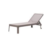Cama de Playa Respaldo Reclinable Apilable Nardi Polipropileno Fibra vidrio Plano 40462.10.104 Tortora