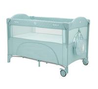 Cama de viagem 2 níveis Kikka Boo Milky Way Menta